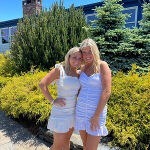 Zara white mini dress